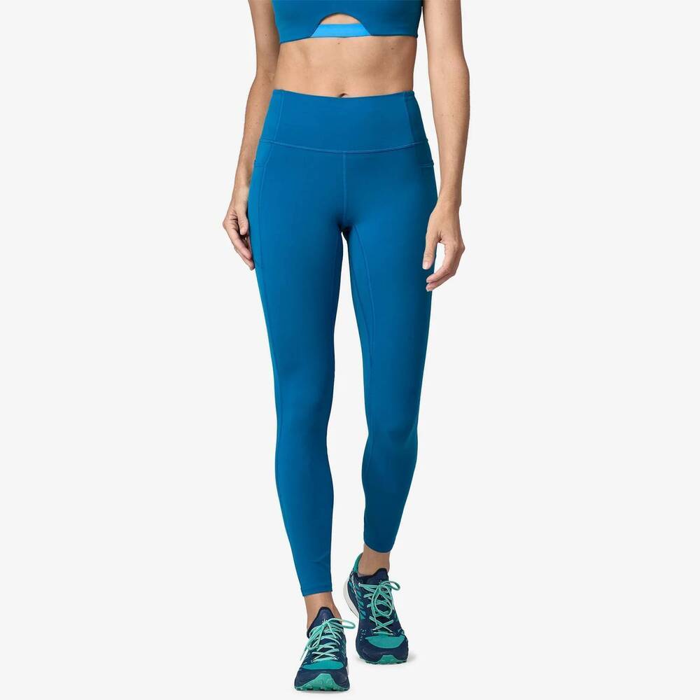 NEW PATAGONIA maipo 7/8 stash tights in endless blue
